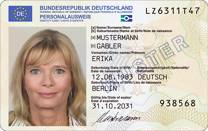 German ID Card of Partner